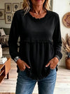 Noelle Lace-Trim Blouse