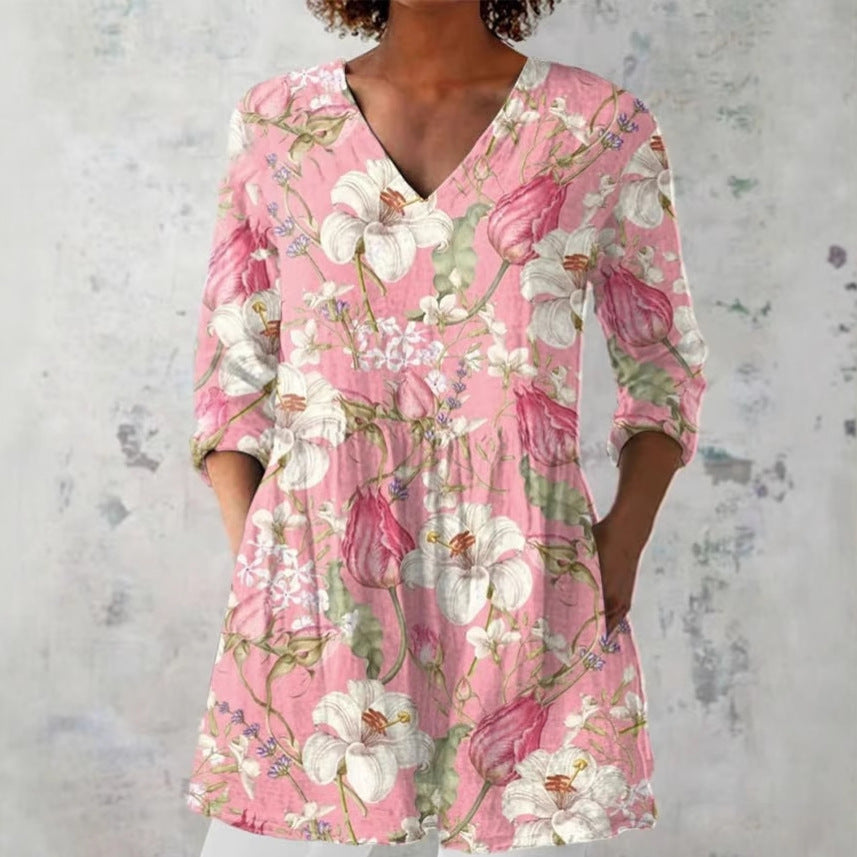 Juliette | Everyday V-Neck Blouse