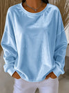 Aria Satin Oversized Sweatshirt