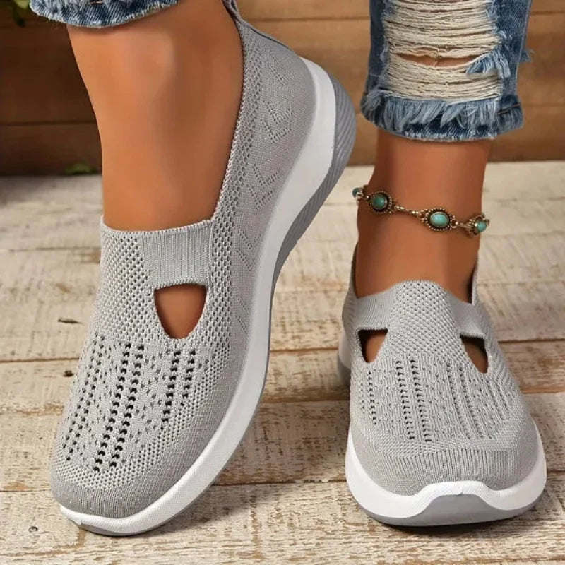 Women's Comfy Cut-Out Sneakers