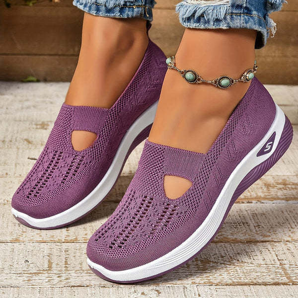 Women's Comfy Cut-Out Sneakers