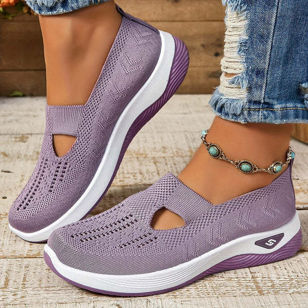 Women's Comfy Cut-Out Sneakers