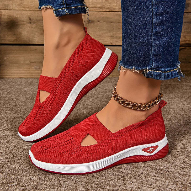 Women's Comfy Cut-Out Sneakers