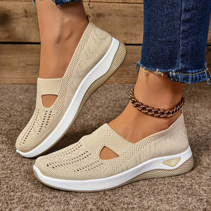 Women's Comfy Cut-Out Sneakers