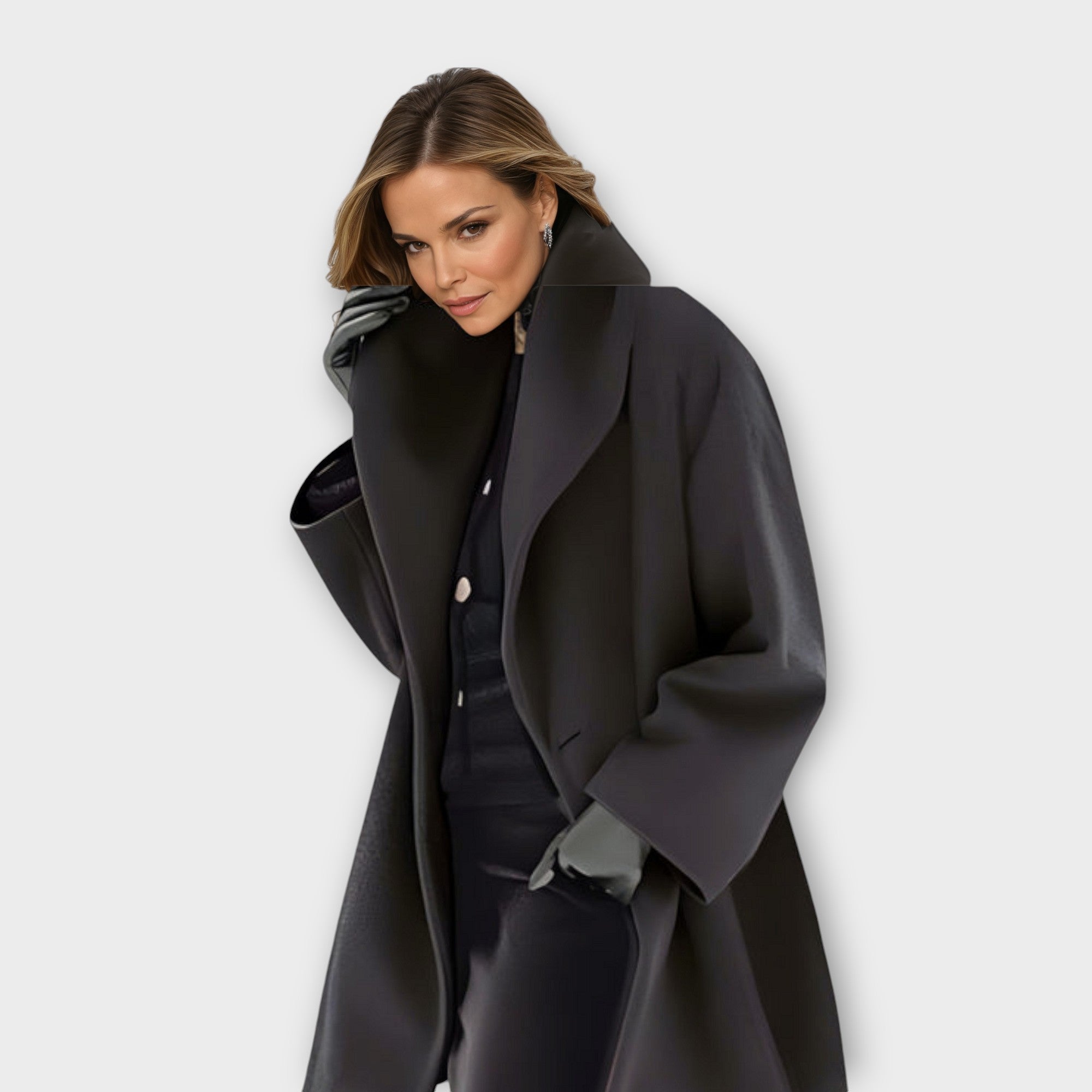 Vania Elegant Hooded Coat