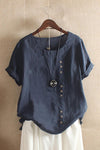 Nancy's Short Sleeves Blouse