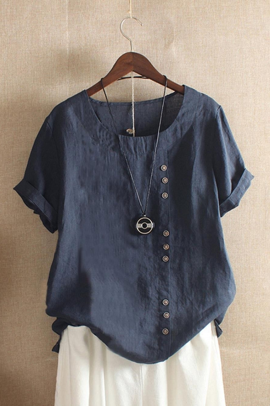 Nancy's Short Sleeves Blouse