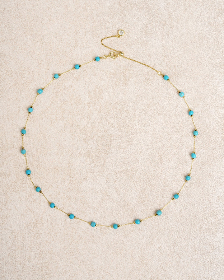 Blue Beads Necklace