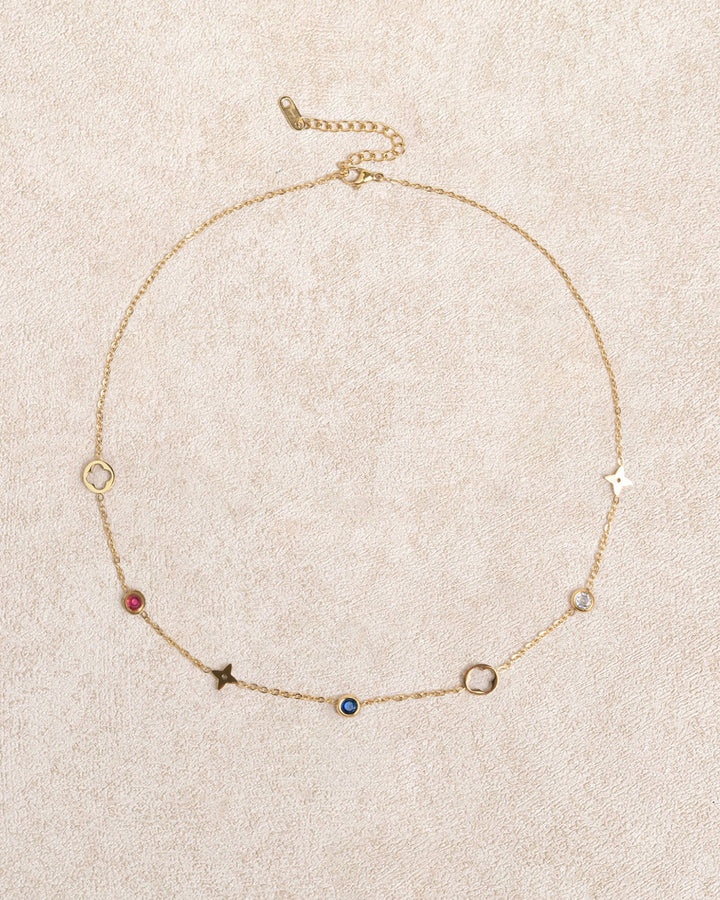 Gold Titanium Steel Necklace
