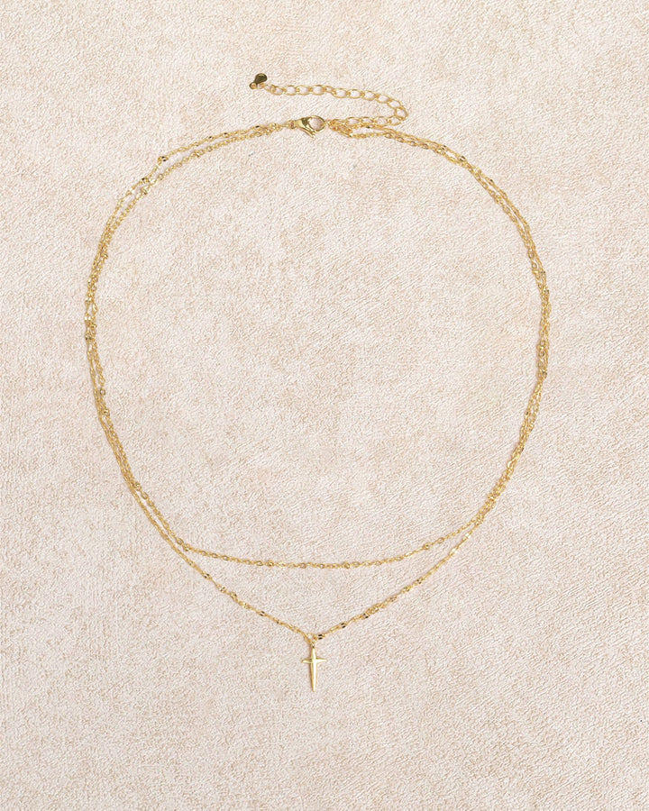 Gold Double-Layer Necklace