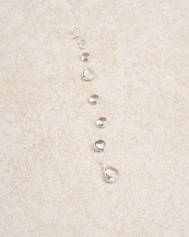 White Clear Crystal Dewdrop Necklace