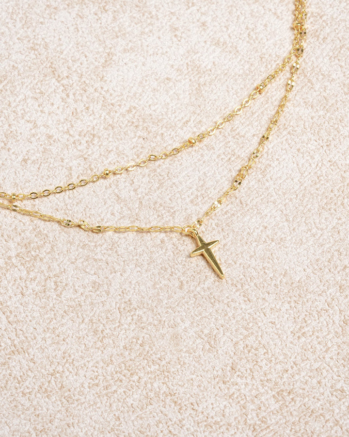 Gold Double-Layer Necklace